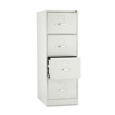 Hon HON, 510 SERIES FOUR-DRAWER FULL-SUSPENSION FILE, LEGAL, 18.25W X 25D X 52H, LIGHT GRAY 514CPQ